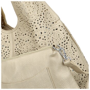 Dámský set kabelek zlatý - Paolo bags Seleuca