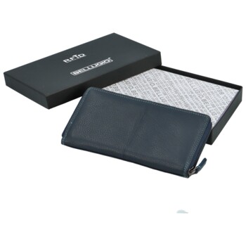 Dámská kožená peněženka tmavě modrá - Bellugio Dolores