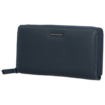 Dámská kožená peněženka tmavě modrá - Bellugio Dolores
