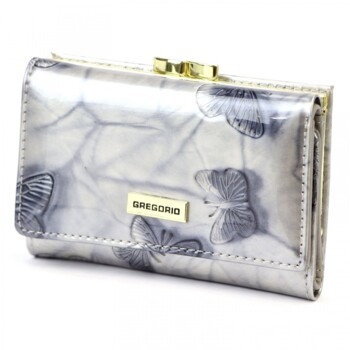 Dámská kožená peněženka krémová - Gregorio Clarissa