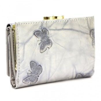 Dámská kožená peněženka krémová - Gregorio Clarissa