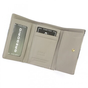 Dámská kožená peněženka krémová - Gregorio Clarissa