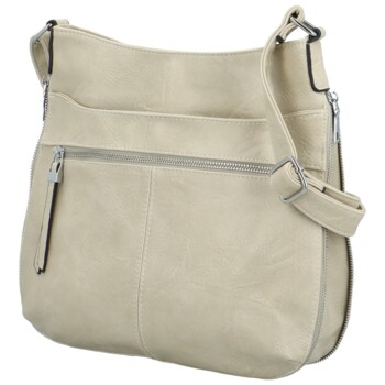 Dámská crossbody kabelka krémová - Firenze Grete new