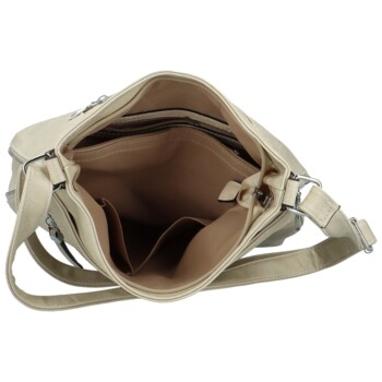 Dámská crossbody kabelka krémová - Firenze Grete new
