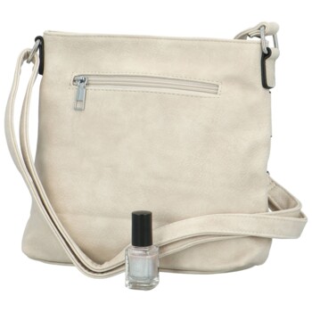 Dámská crossbody kabelka krémová - Romina & Co Bags Poala