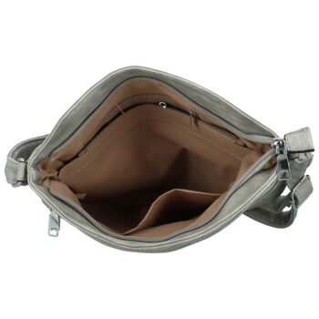 Dámská crossbody světle šedá - Romina & Co Bags Zigitta