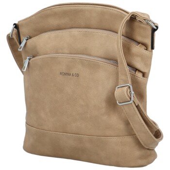 Dámská crossbody světle béžová - Romina & Co Bags Zigitta