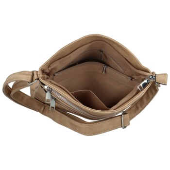 Dámská crossbody světle béžová - Romina & Co Bags Zigitta