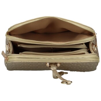 Dámská crossbody kabelka zlatá - MaxFly Skylla
