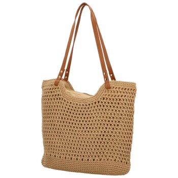 Dámská kabelka na rameno béžová - MaxFly Ariadna