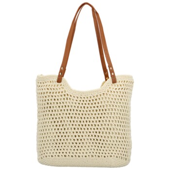 Dámská kabelka na rameno krémová - MaxFly Ariadna