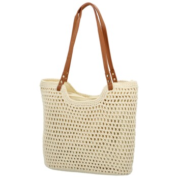 Dámská kabelka na rameno krémová - MaxFly Ariadna