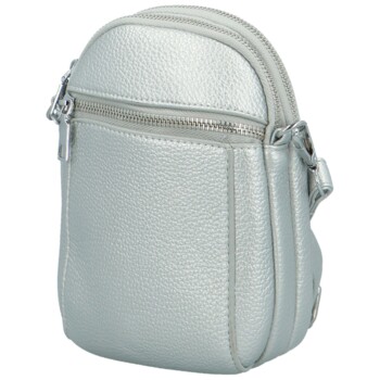 Dámská crossbody kabelka stříbrná - MaxFly Megaira