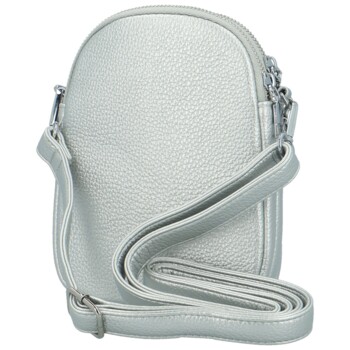 Dámská crossbody kabelka stříbrná - MaxFly Megaira