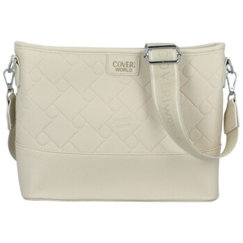 Dámská crossbody kabelka krémová - Coveri Dirké
