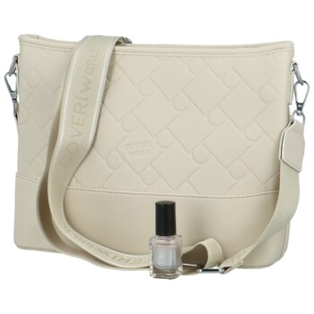 Dámská crossbody kabelka krémová - Coveri Dirké