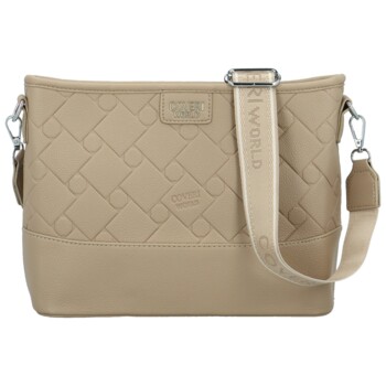 Dámská crossbody kabelka béžová - Coveri Dirké