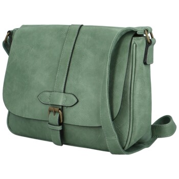 Dámská crossbody kabelka zelená - Paolo bags Pinelopi