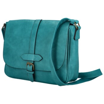 Dámská crossbody kabelka tyrkysová - Paolo bags Pinelopi