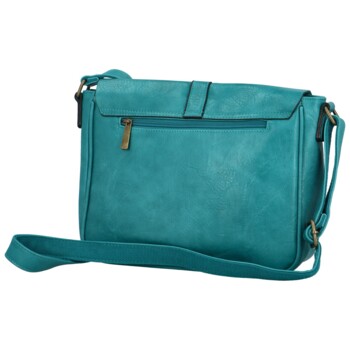 Dámská crossbody kabelka tyrkysová - Paolo bags Pinelopi
