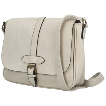 Dámská crossbody kabelka krémová - Paolo bags Pinelopi