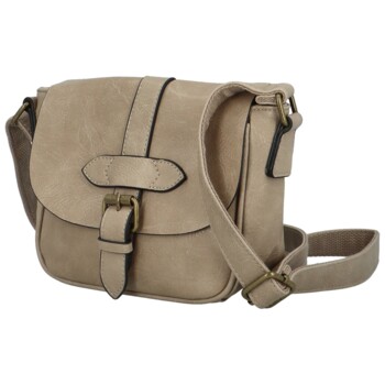 Dámská crossbody kabelka béžová - Paolo bags Safet