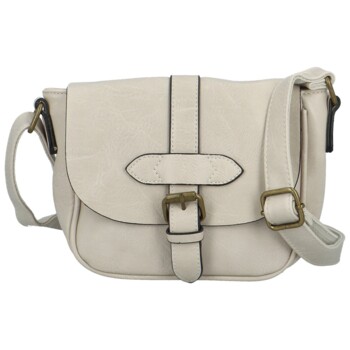 Dámská crossbody kabelka krémová - Paolo bags Safet