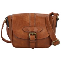Dámská crossbody kabelka hnědá - Paolo bags Safet