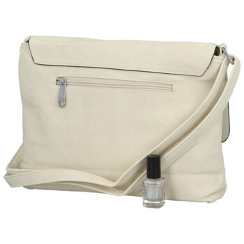 Dámská crossbody kabelka krémová - Coveri Vaja