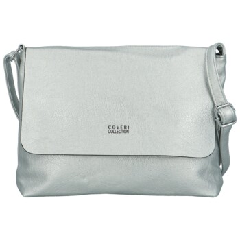 Dámská crossbody kabelka stříbrná - Coveri Vaja