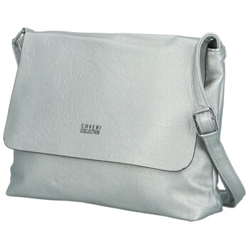 Dámská crossbody kabelka stříbrná - Coveri Vaja