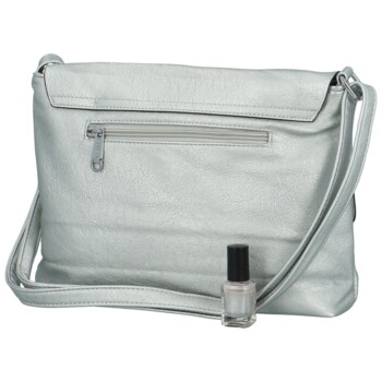Dámská crossbody kabelka stříbrná - Coveri Vaja