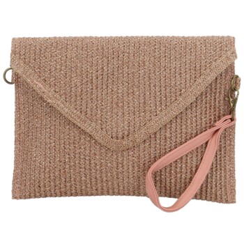 Dámské psaníčko růžové - Firenze Paola