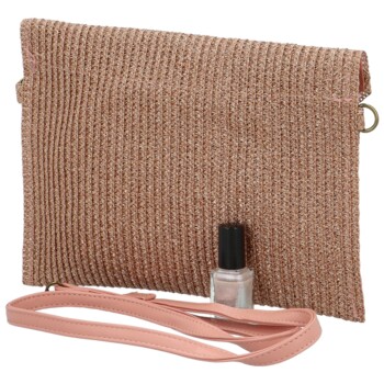 Dámské psaníčko růžové - Firenze Paola