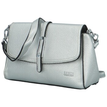 Dámská kabelka na rameno stříbrná - Coveri Rosanna