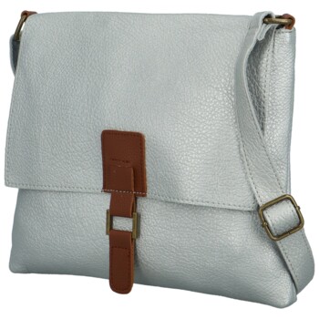 Dámská crossbody kabelka stříbrná - MaxFly Jozefína new