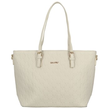 Dámská kabelka na rameno krémová - MaxFly Percy