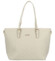 Dámská kabelka na rameno krémová - MaxFly Percy