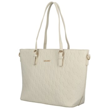 Dámská kabelka na rameno krémová - MaxFly Percy