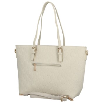 Dámská kabelka na rameno krémová - MaxFly Percy