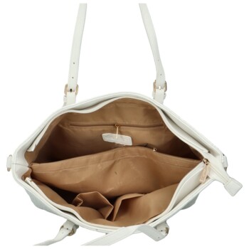 Dámská kabelka na rameno bílá - MaxFly Percy