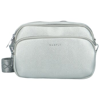 Dámská crossbody kabelka stříbrná - MaxFly Saskia