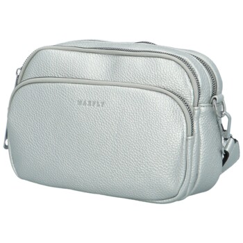 Dámská crossbody kabelka stříbrná - MaxFly Saskia