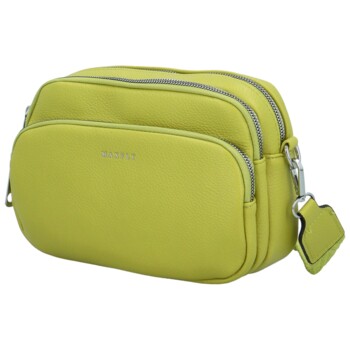 Dámská crossbody kabelka žlutozelená - MaxFly Saskia