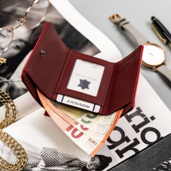 Dámská kožená peněženka červená - Rovicky Lupe