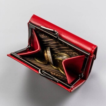 Dámská kožená peněženka červená - Rovicky Lupe