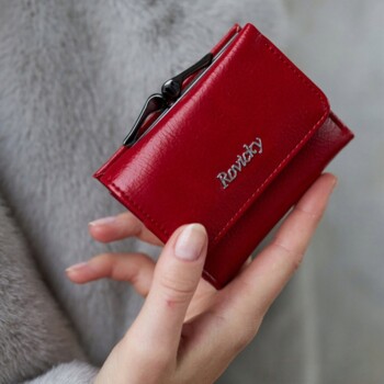 Dámská kožená peněženka červená - Rovicky Lupe