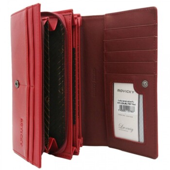 Dámská kožená peněženka červená - Rovicky Carly