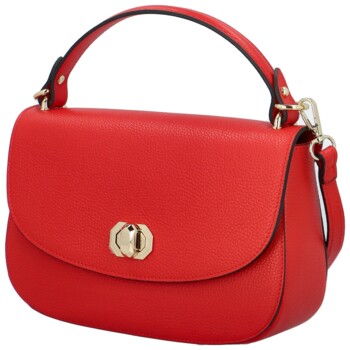 Dámská kožená crossbody červená - Delami Kamryn