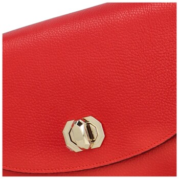 Dámská kožená crossbody červená - Delami Kamryn
